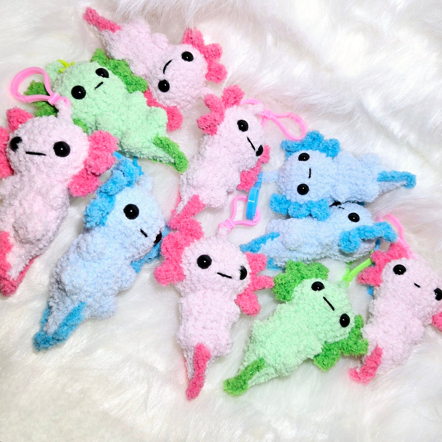 Axolotl Keychains