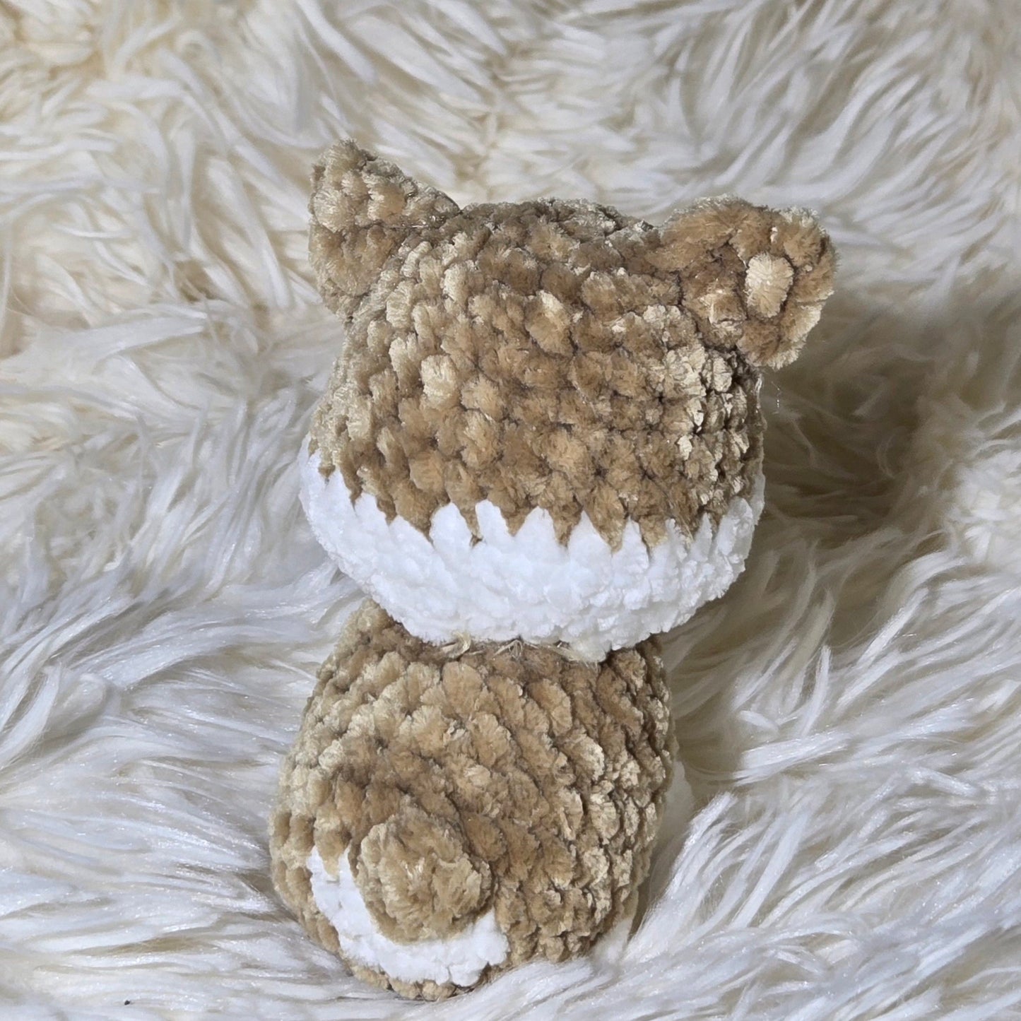 Handmade Crochet Cute Sitting Dogs Made-to-Order