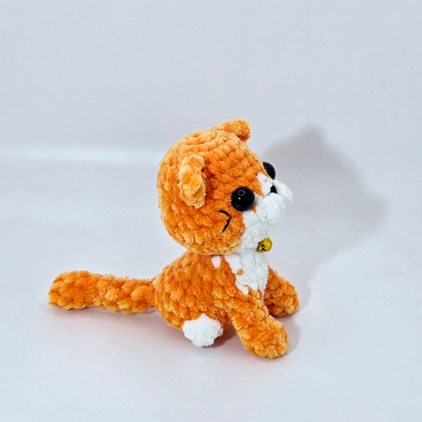 Handmade Crochet Cute Sitting Cats Made-to-Order