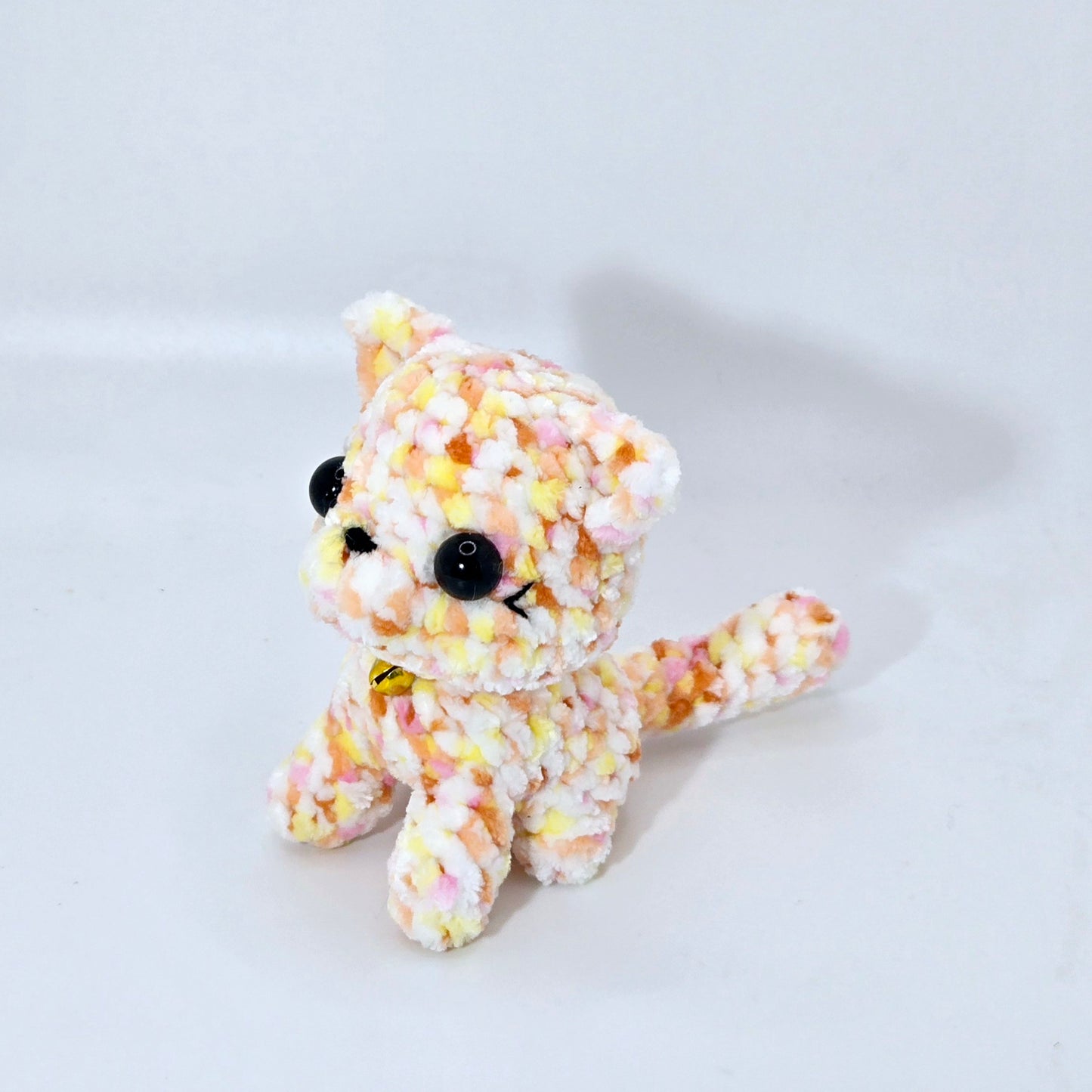 Handmade Crochet Cute Sitting Cats Made-to-Order