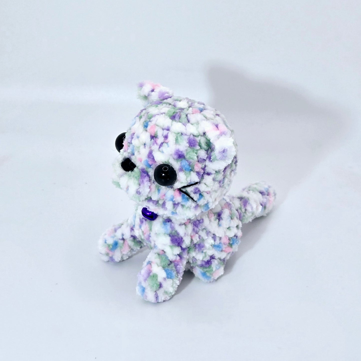 Handmade Crochet Cute Sitting Cats Made-to-Order