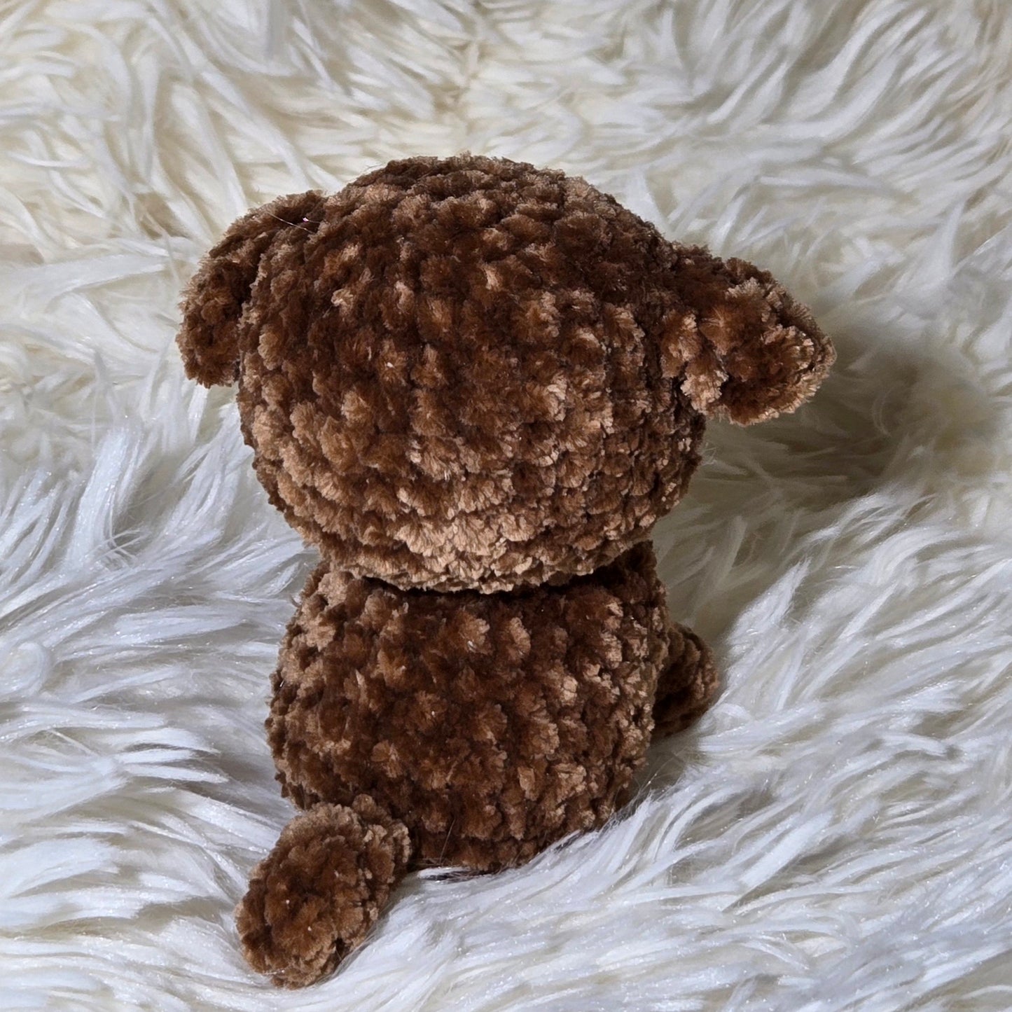 Handmade Crochet Cute Sitting Dogs Made-to-Order