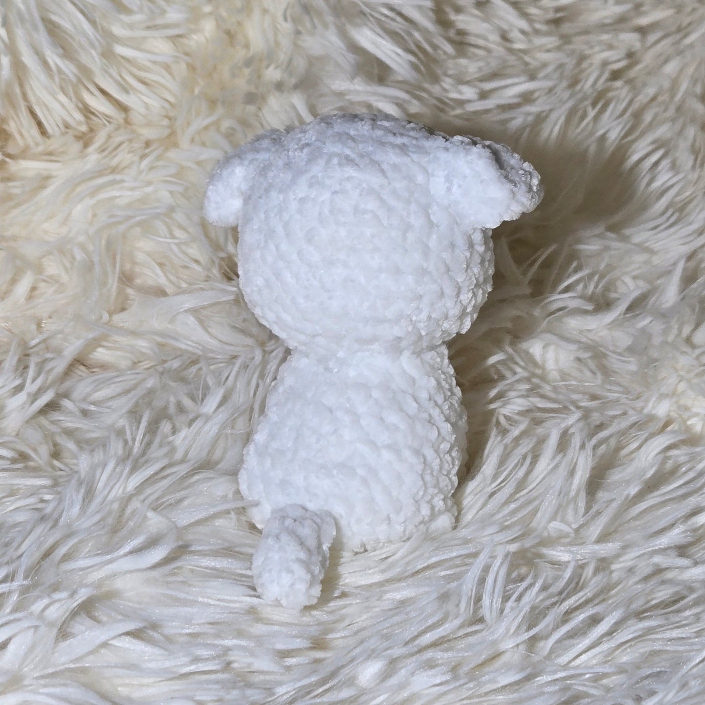 Handmade Crochet Cute Sitting Dogs Made-to-Order