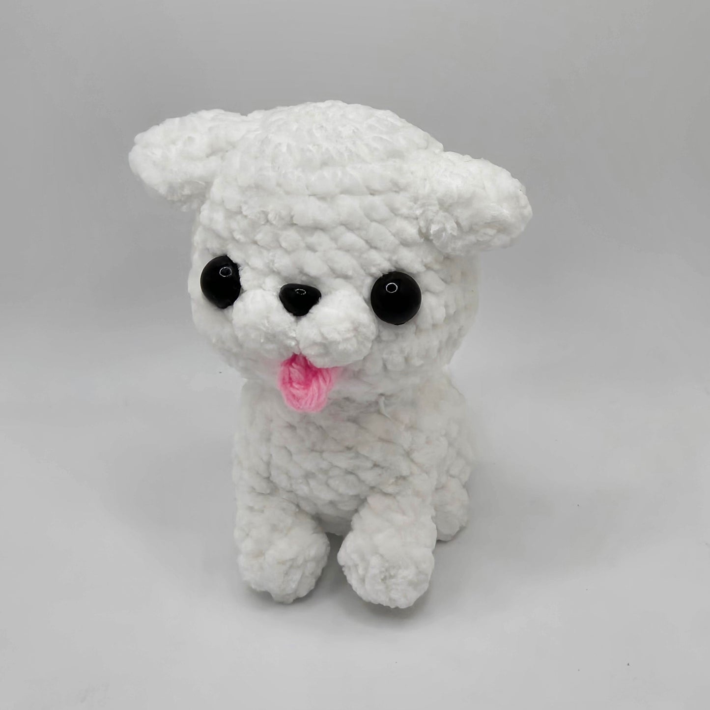 Handmade Crochet Cute Sitting Dogs Made-to-Order