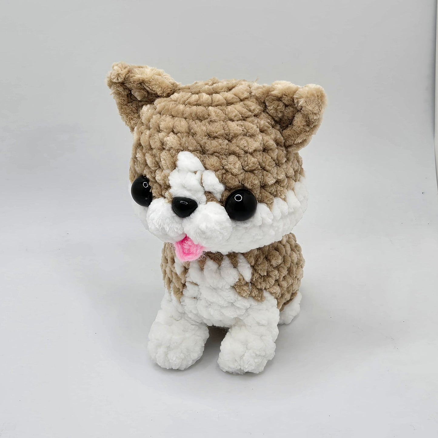 Handmade Crochet Cute Sitting Dogs Made-to-Order