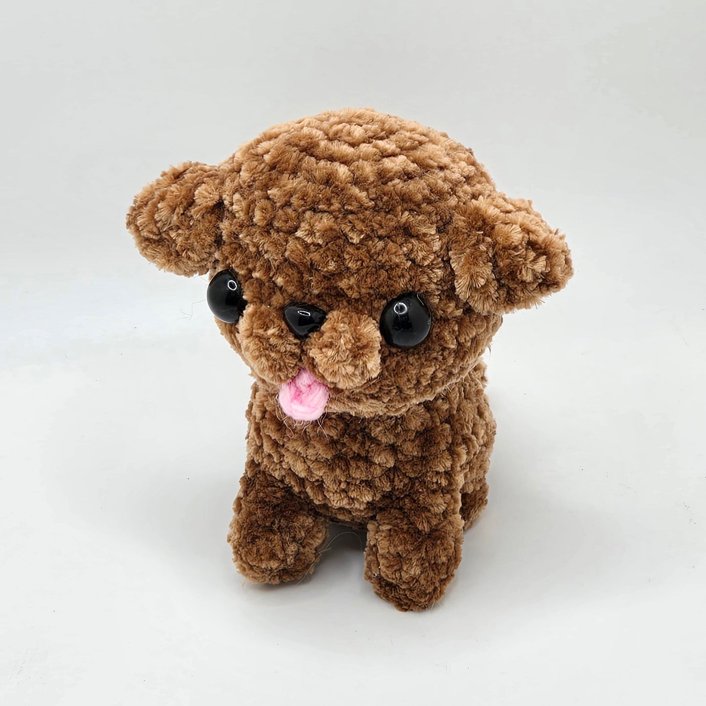 Handmade Crochet Cute Sitting Dogs Made-to-Order