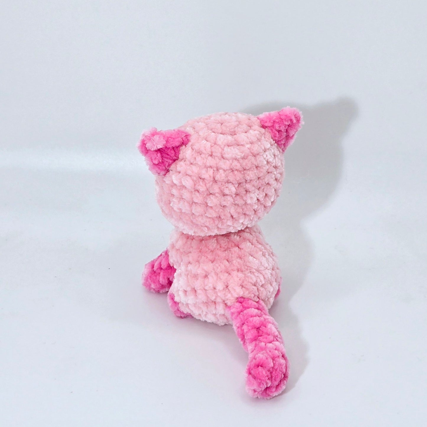 Handmade Crochet Cute Sitting Cats Made-to-Order