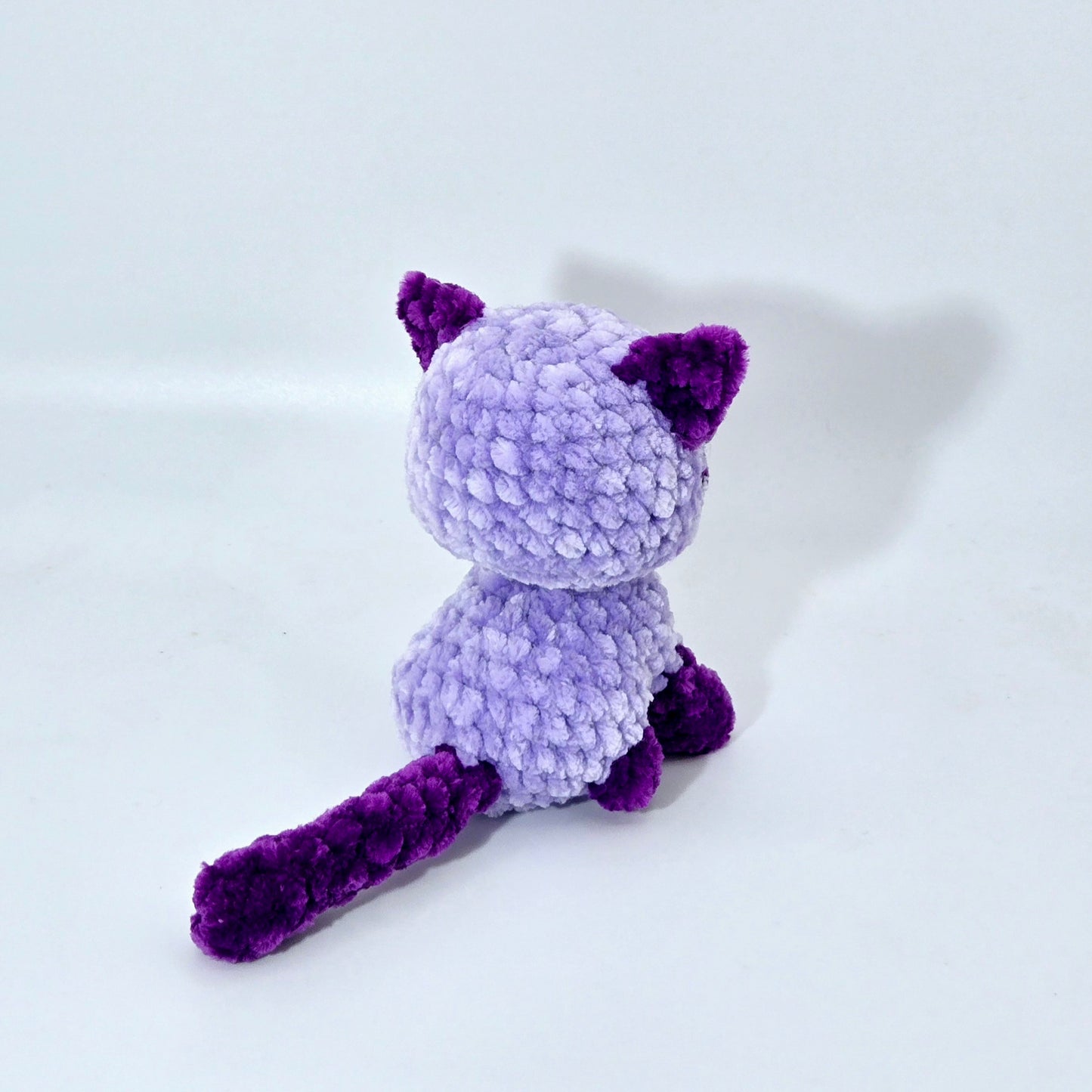 Handmade Crochet Cute Sitting Cats Made-to-Order