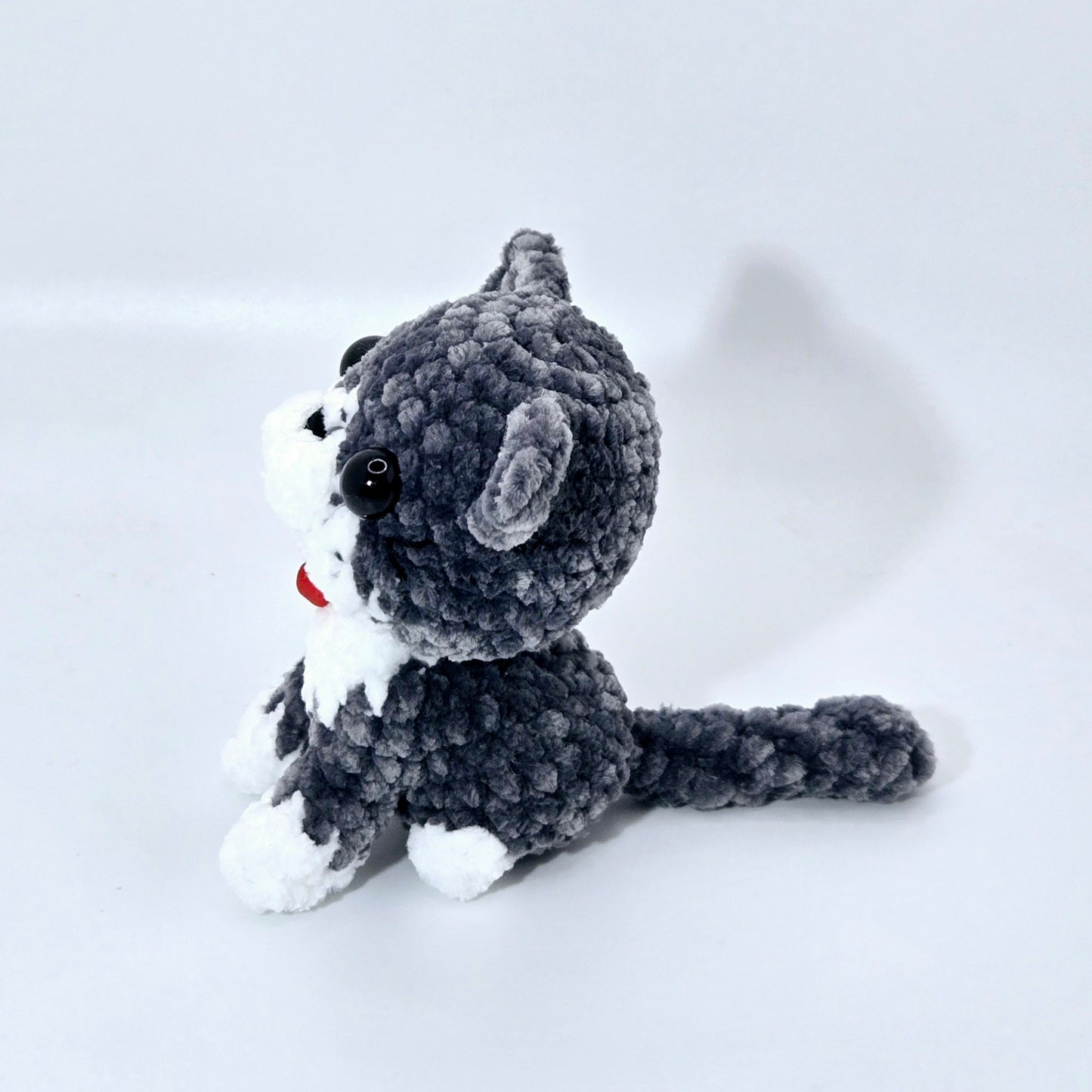 Handmade Crochet Cute Sitting Cats Made-to-Order