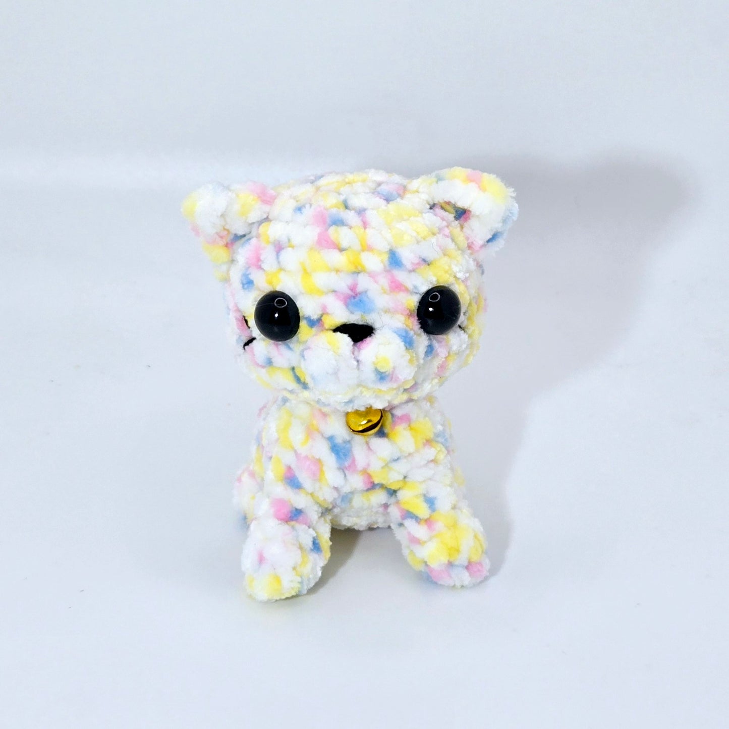 Handmade Crochet Cute Sitting Cats Made-to-Order