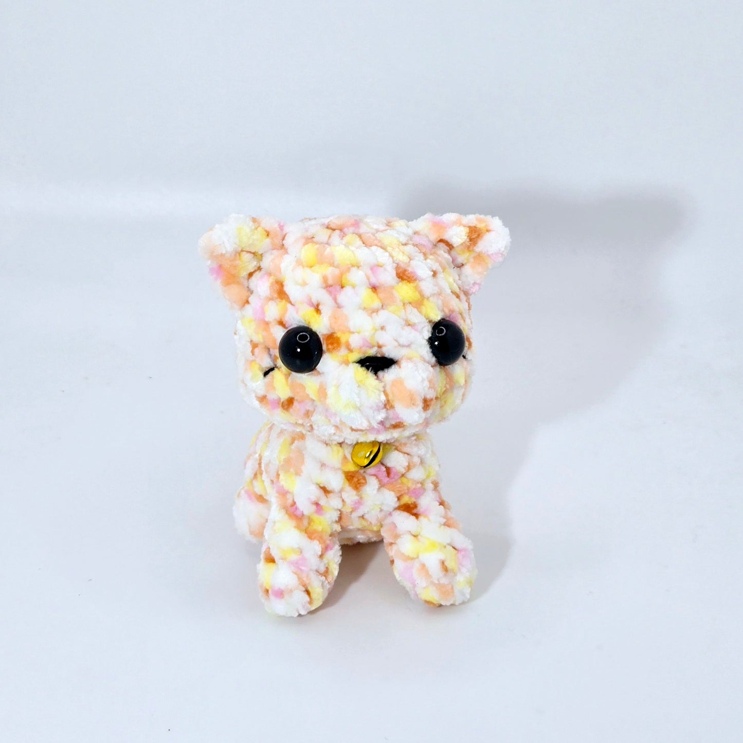 Handmade Crochet Cute Sitting Cats Made-to-Order